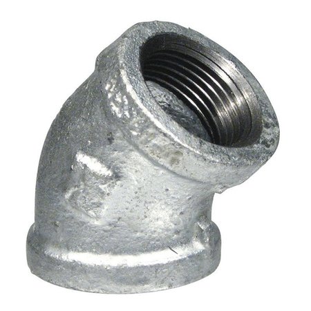 B & K Elbow 45 Deg 1-1/4"Galv 311UE45-114